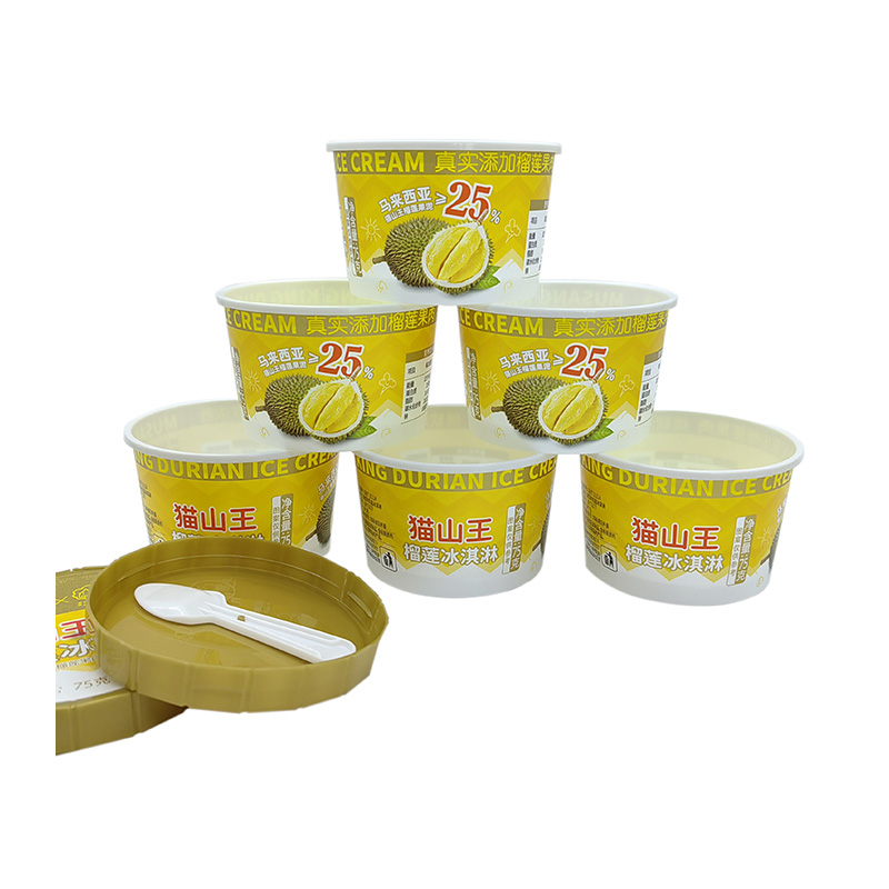 PP Plasitc Contenir per gelato