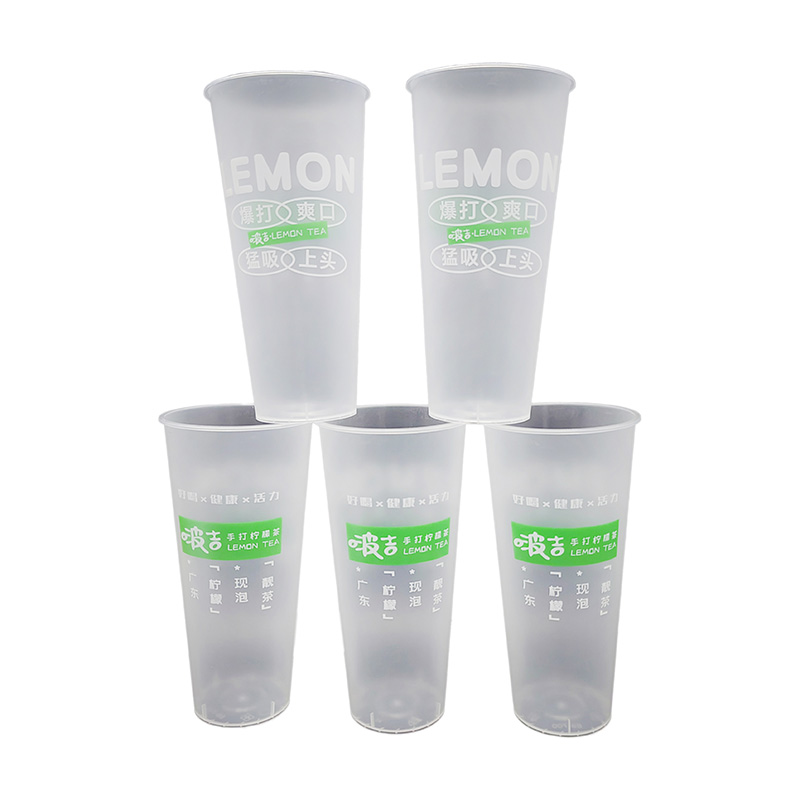 PP Plastic Bubble Tea Cup in etichetta dello stampo