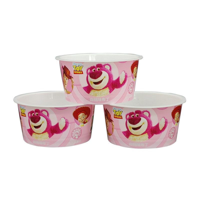 Contenitore per dessert di plastica pp