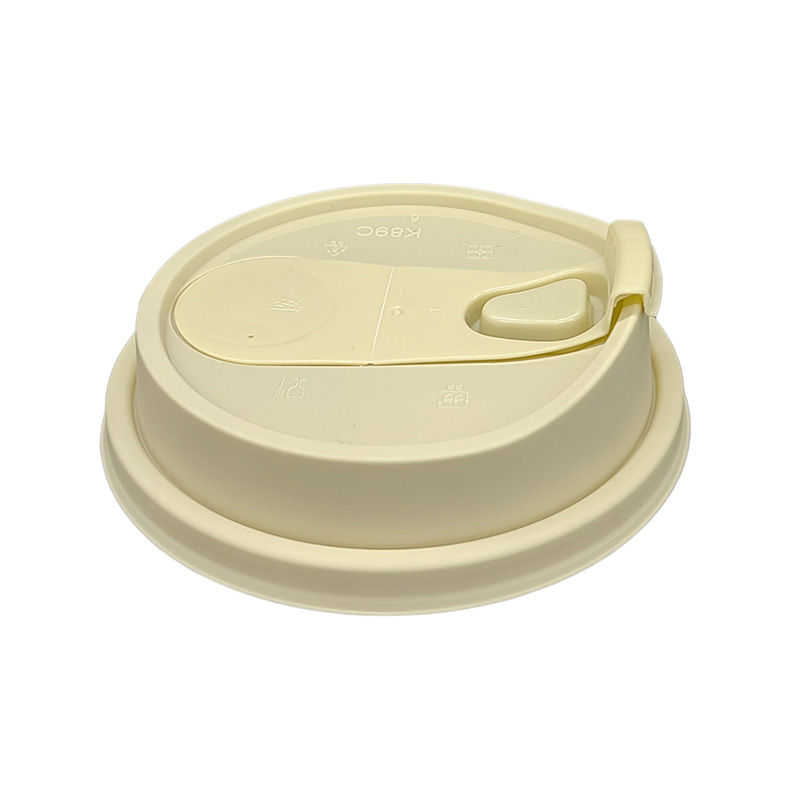 PP Plastic Plastic Flat Lid per bere tazza
