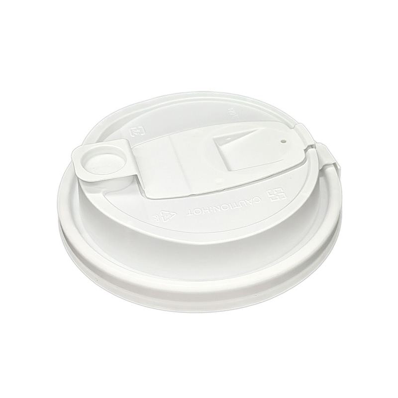 PP Plastic Plash Flat Lid per la tazza di succo
