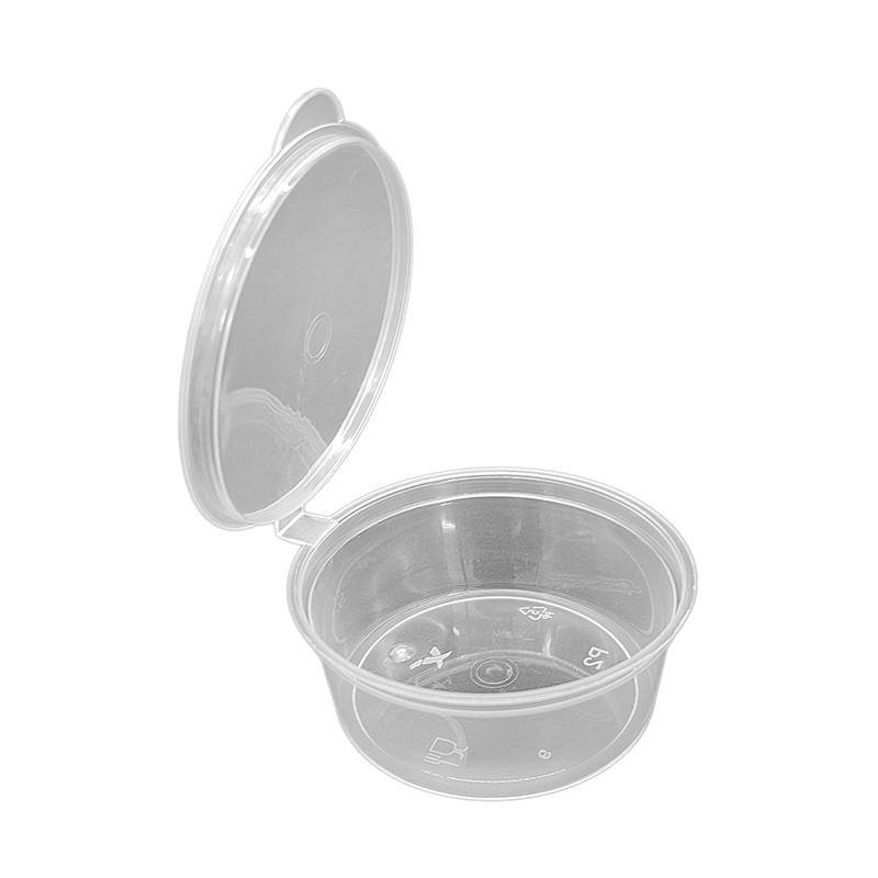 Contenitore di salsa incernierata in plastica pp