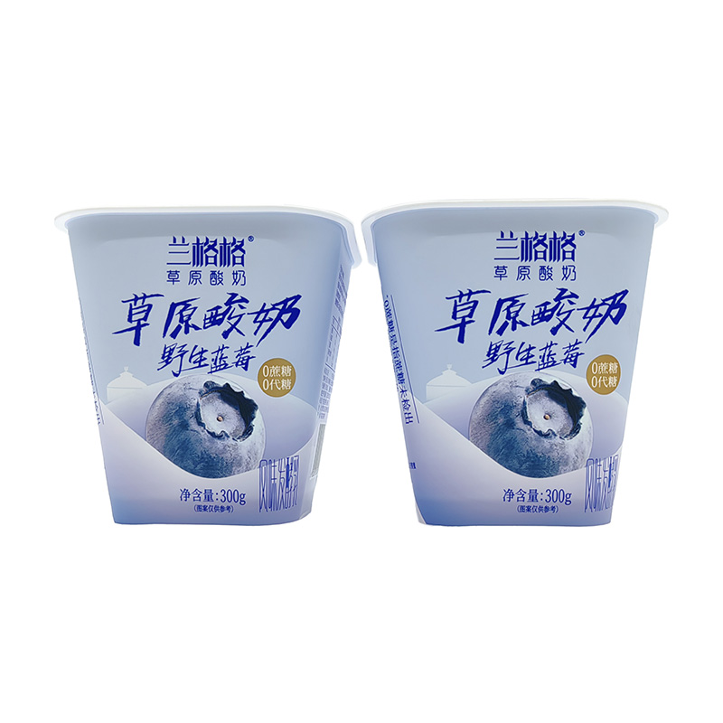 Tazza di yogurt in plastica pp